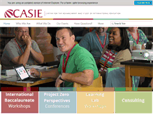 Tablet Screenshot of casieonline.org